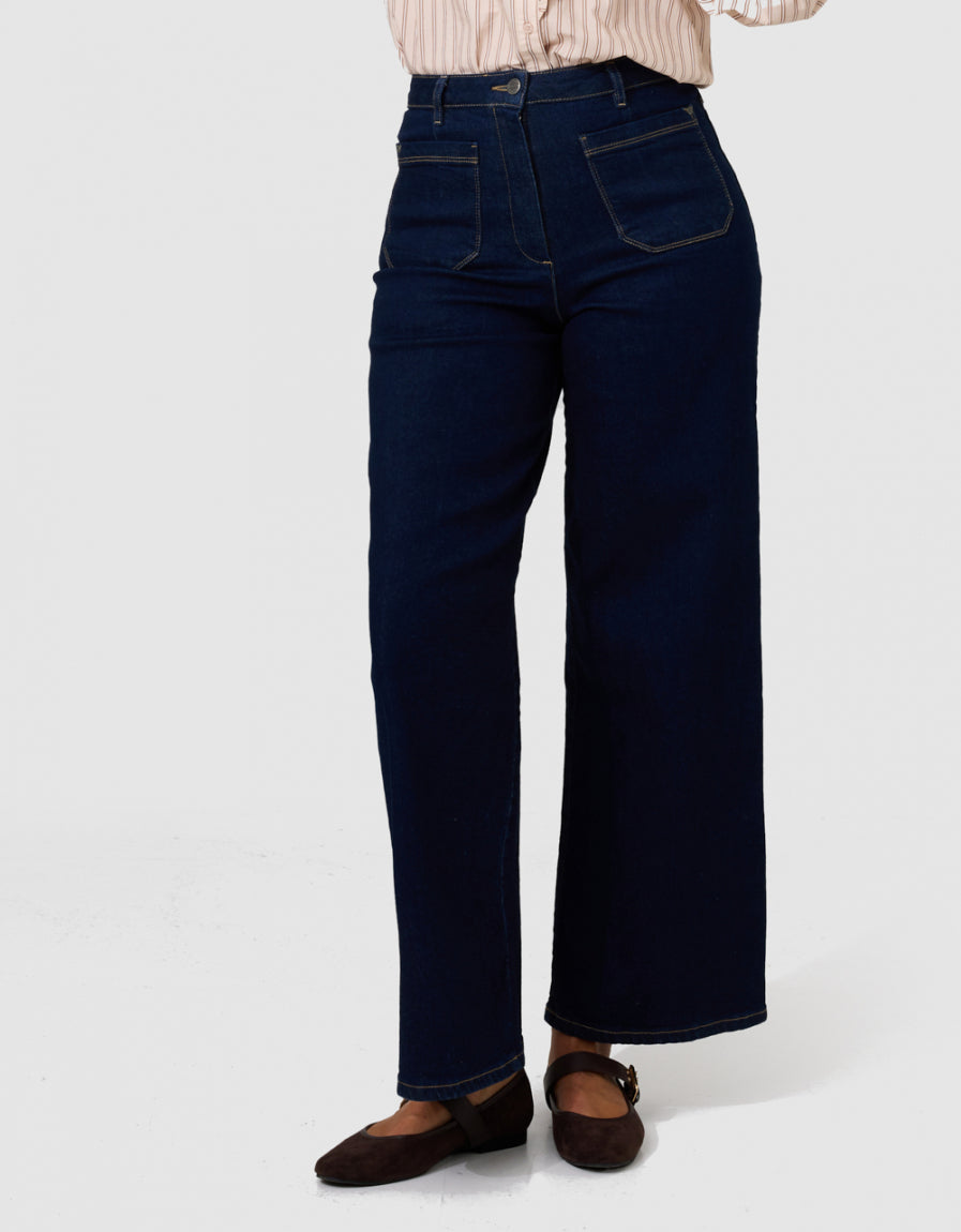 Jean large coton brut - image 3
