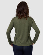 T-shirt boutons vert kaki - image 3