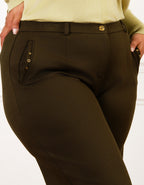 Pantalon large kaki - image 4