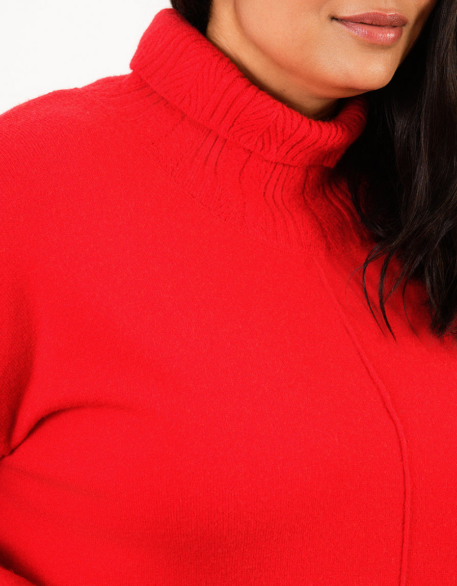 Pull chaud col roulé - image 4
