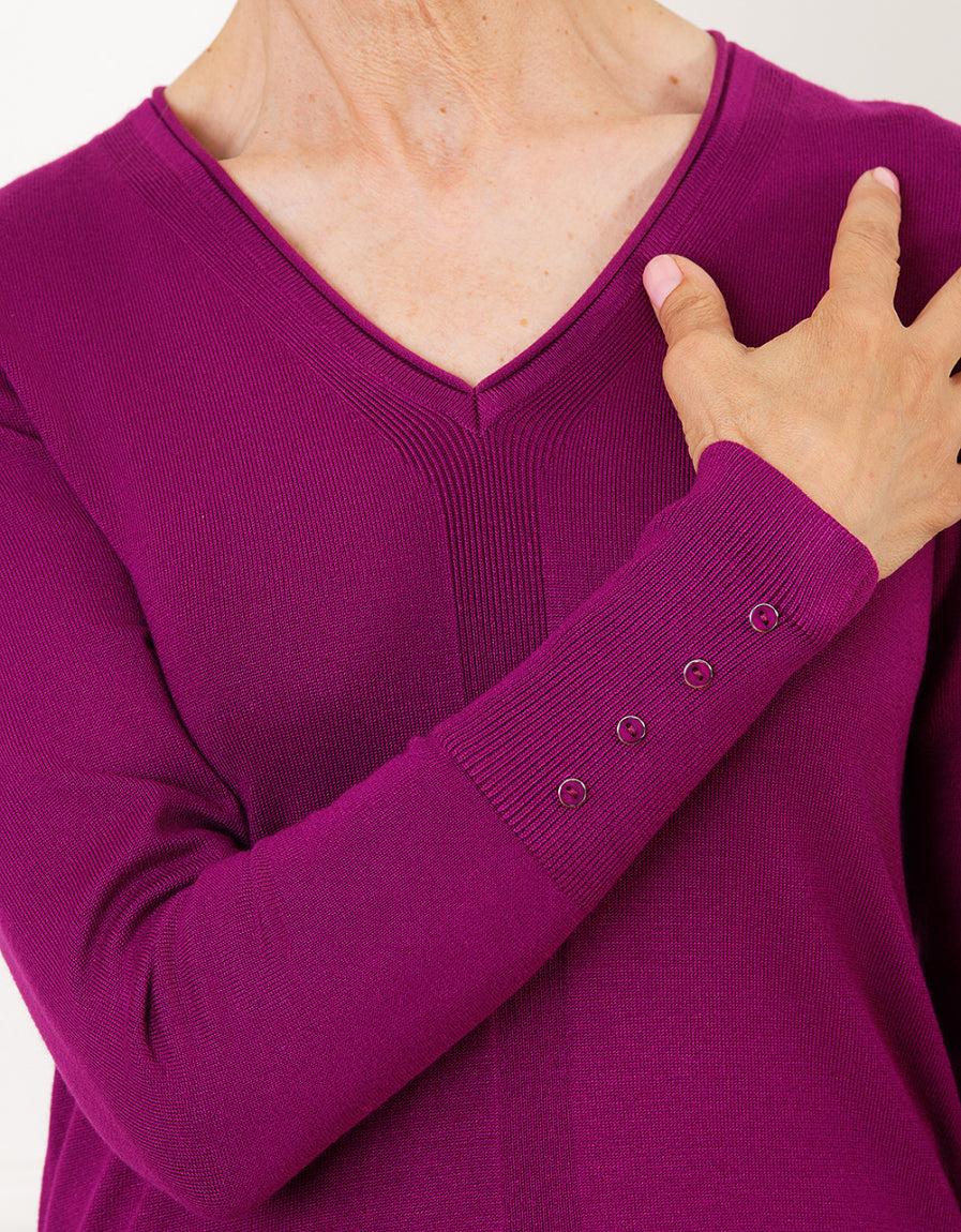 Pull col V violet - image 4