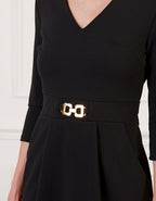 Robe chic noir bijou - image 4