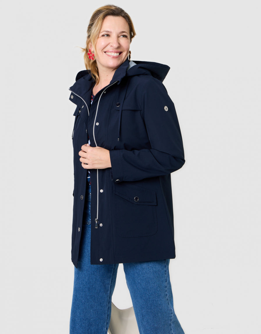 Parka déperlante marine - image 4