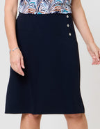Jupe évasée bleu marine - image 4