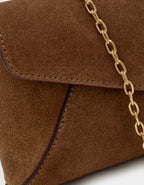 Sac bandoulière cuir brun - image 4
