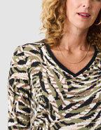 T-shirt imprimé vert - image 4